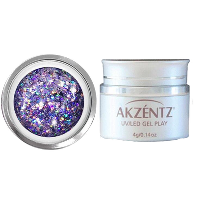 Akzentz Gel Play - Glitter Crush Purple