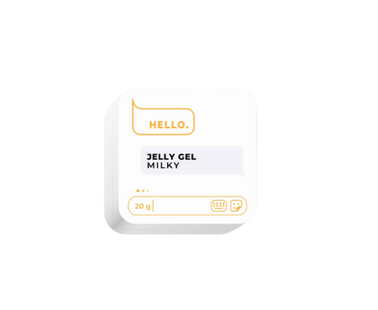 JELLY GEL, MILKY, 20g -HELLO