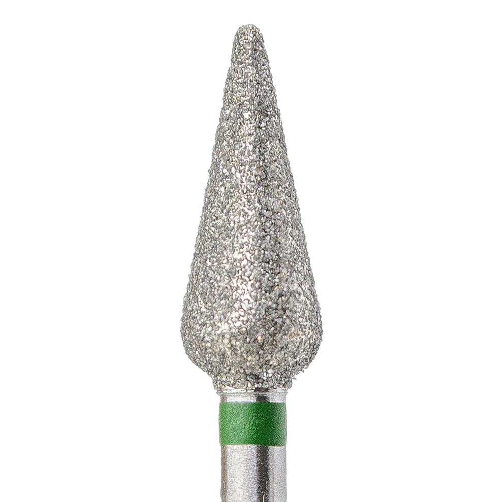 Diamond Nail Drill Bit Green Drop 5.0-12C (#148)- KMIZ