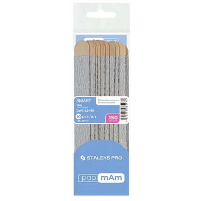 STALEKS PRO SMART 20 DISPOSABLE FILES PAPMAM SOFT BASE ON A WOODEN BASE 10 PCS DWC-20 - STALEKS™