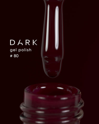 DARK GEL POLISH NEW COLLECTION #80, 10ml