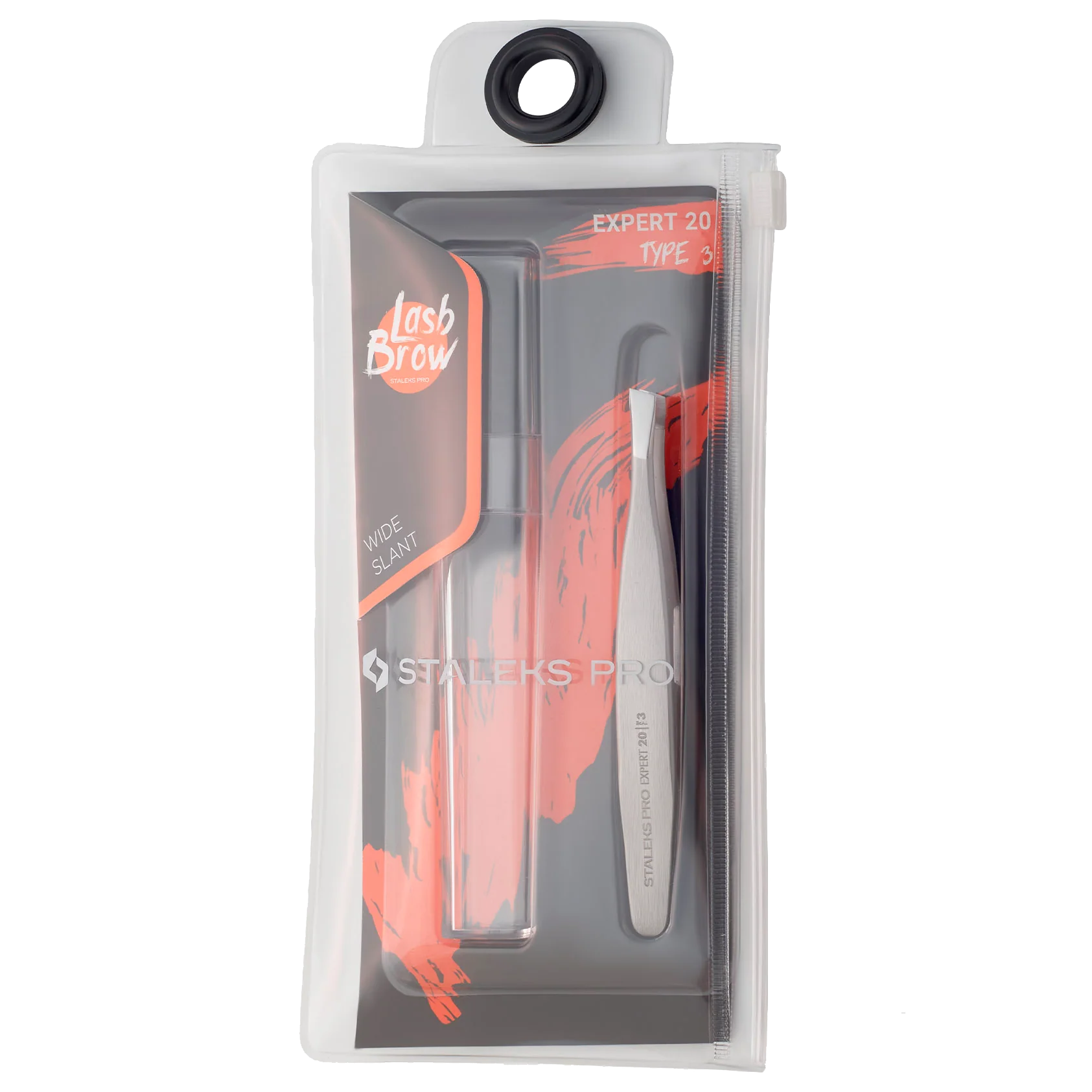 STALEKS PRO EXPERT 20/3 EYEBROW TWEEZERS (WIDE SLANT) TE-20/3 - STALEKS™