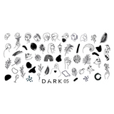 DARK STAMPING PLATE 05