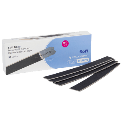 STALEKS PAPMAM DISPOSABLE FILE-CASES FOR A STRAIGHT NAIL FILES BASE, EXPERT 20 (30 PCS) DFCE-20- STALEKS™