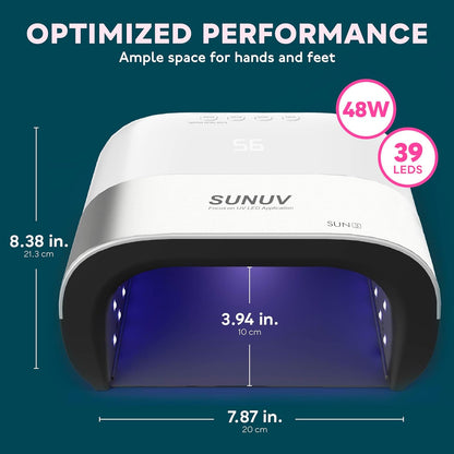 SUNUV SUN3 48W UV LED Nail Lamp