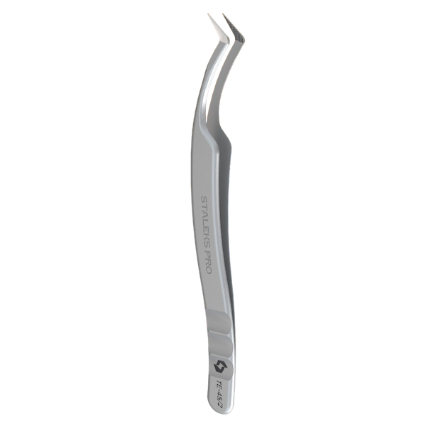 STALEKS PRO EXPERT 45 TYPE 2 PROFESSIONAL EYELASH TWEEZERS L-SHAPED TE-45/2 - STALEKS™