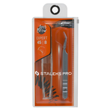 STALEKS PRO EXPERT 45 TYPE 8 PROFESSIONAL EYELASH TWEEZERS MINI L TE-45/8 - STALEKS™