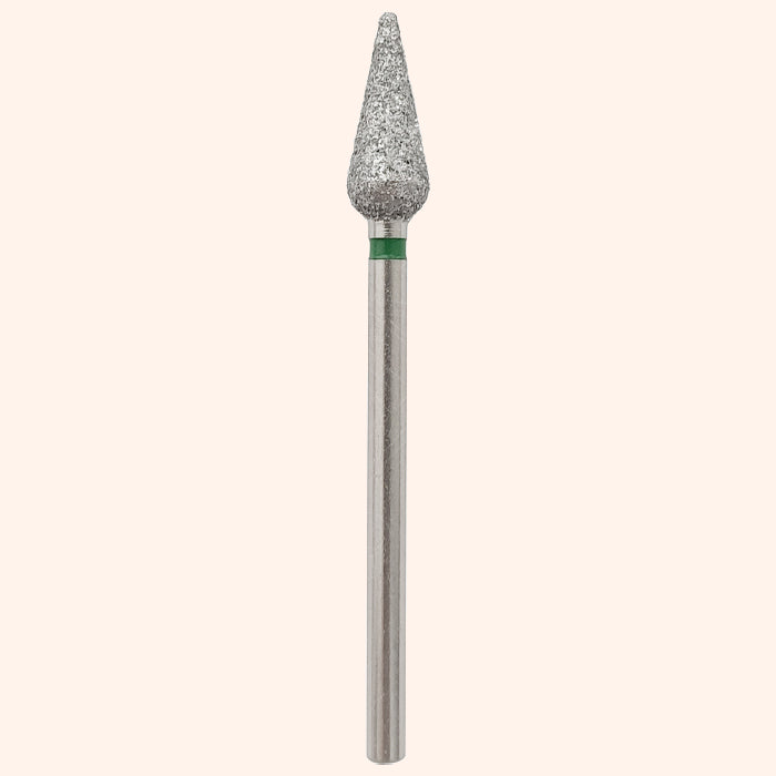 Diamond Nail Drill Bit Green Drop 5.0-12C (#148)- KMIZ