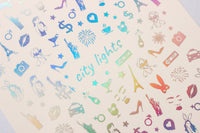 NAIL SLIDERS TATOO CITY LIGHTS- ROCKNAIL™