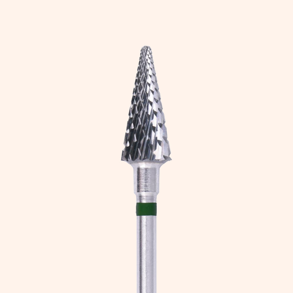 Tungsten Carbide Nail Bit 6MM 14L GREEN (#132)- KMIZ