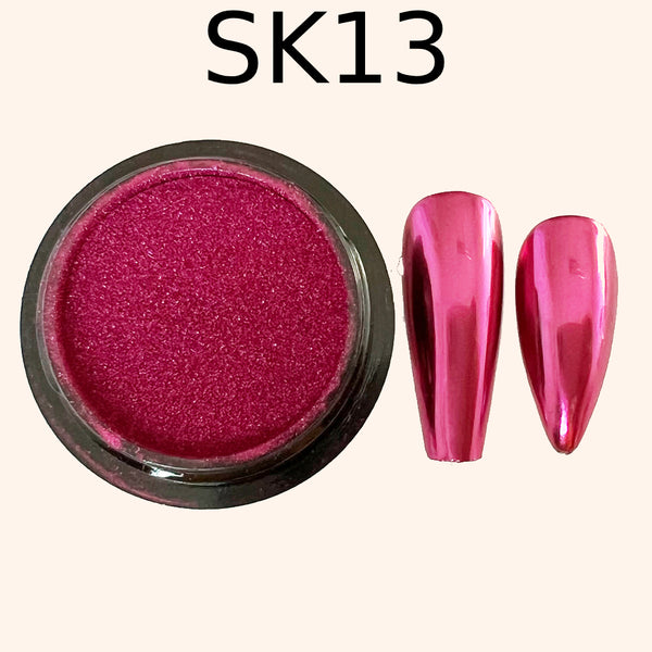 Chrome Nail Art Pigment Powder SK06 Mirror Effect