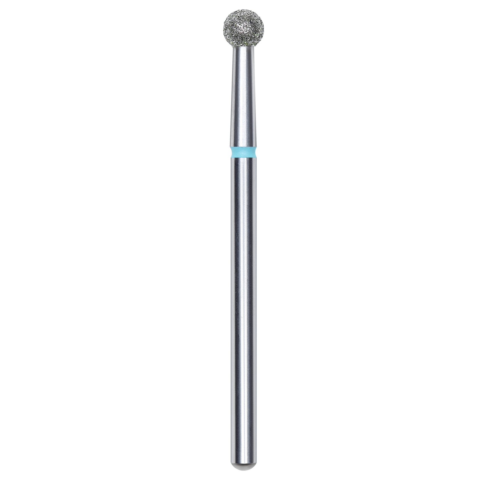 DIAMOND NAIL DRILL BIT, "BALL", BLUE, HEAD DIAMETER 3.5MM (FA01B035) - STALEKS™