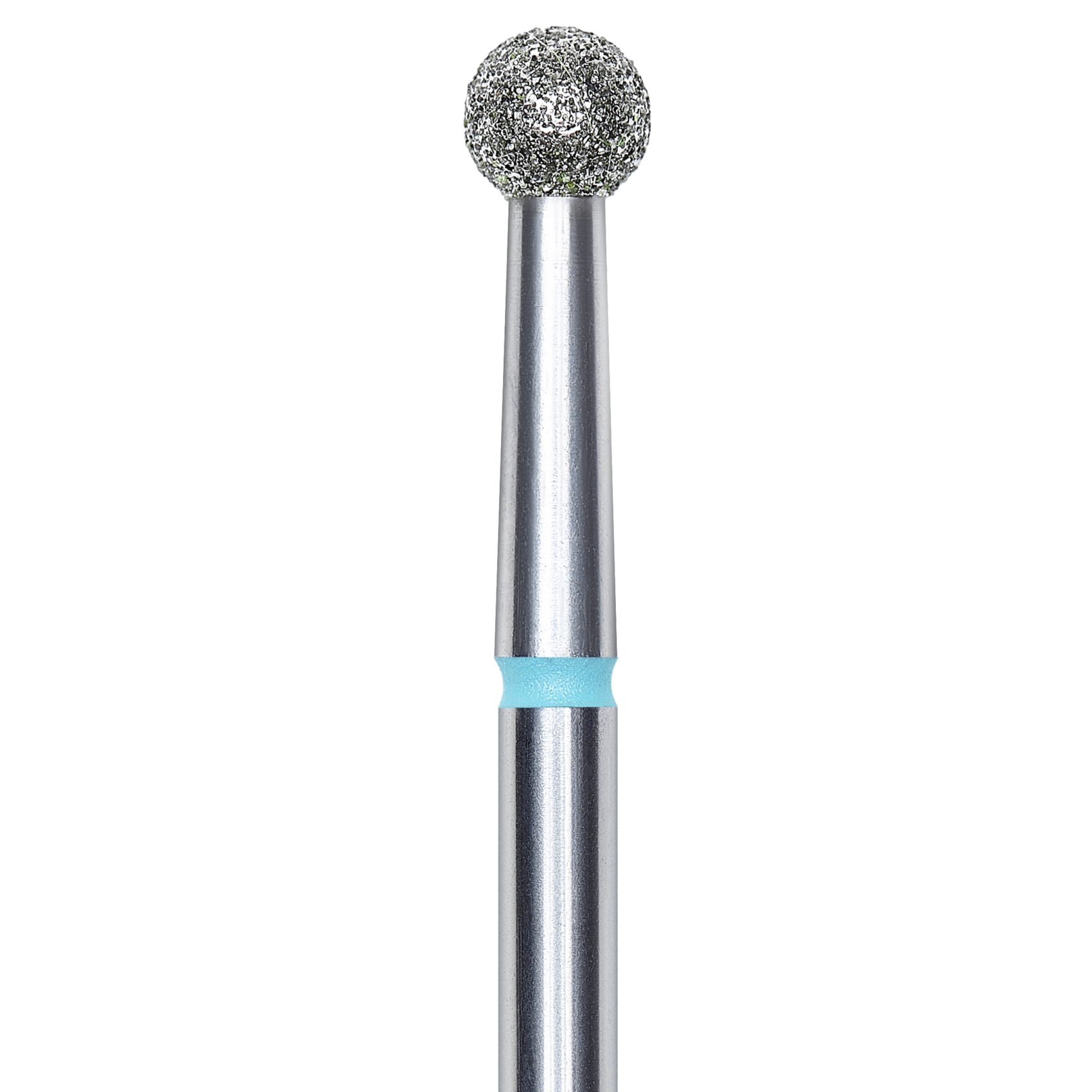 DIAMOND NAIL DRILL BIT, "BALL", BLUE, HEAD DIAMETER 3.5MM (FA01B035) - STALEKS™