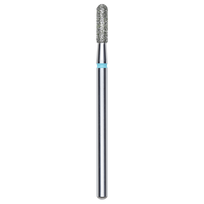 DIAMOND NAIL DRILL BIT, ROUNDED "CYLINDER", BLUE, HEAD DIAMETER 2.3/8MM (FA30B023/8) - STALEKS™