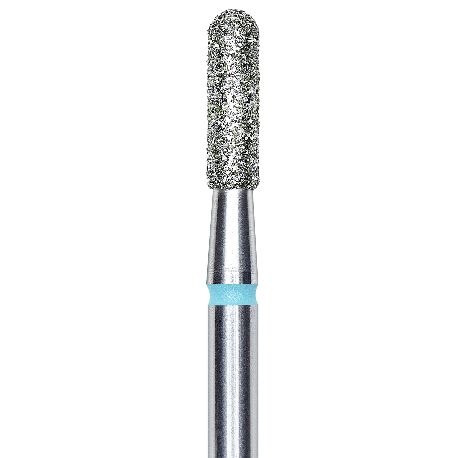 DIAMOND NAIL DRILL BIT, ROUNDED "CYLINDER", BLUE, HEAD DIAMETER 2.3/8MM (FA30B023/8) - STALEKS™