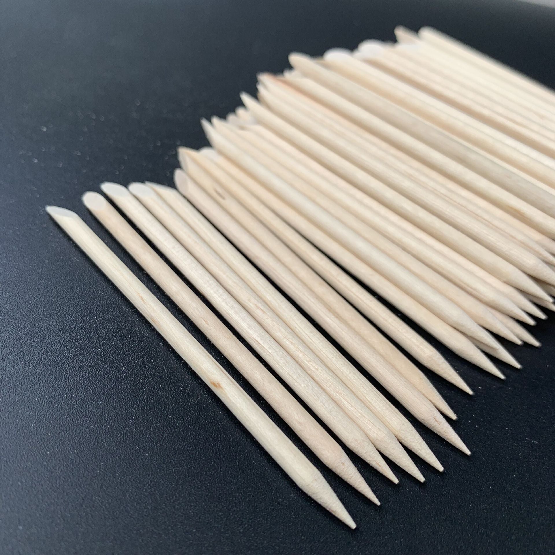 ORANGE WOOD STICKS, 50pcs